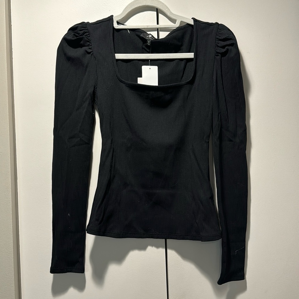 7 for all mankind Black Long Sleeve NWT